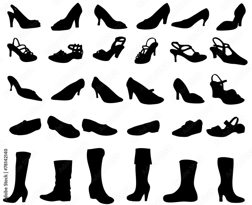 Illustration of shoes Illustration of shoes