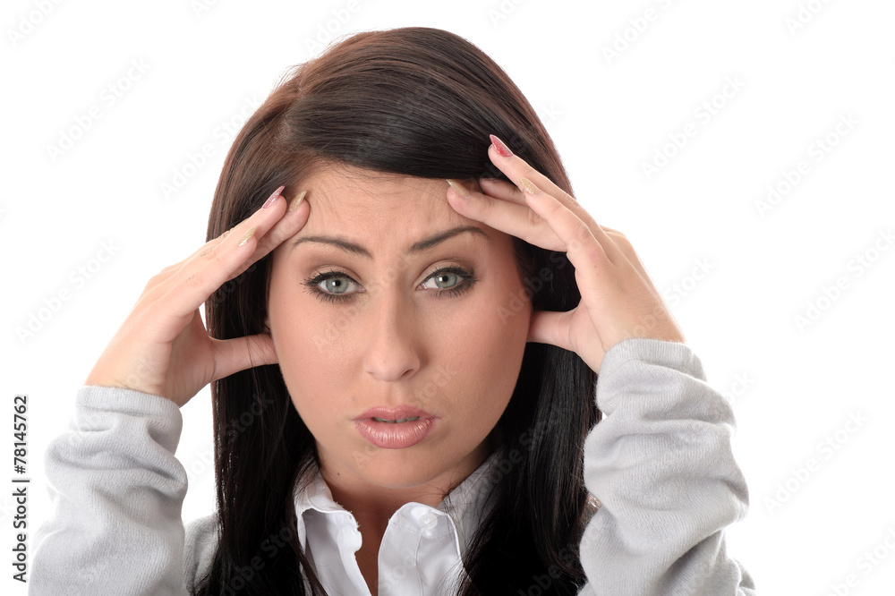 Unwell Young Woman Unwell Young Woman