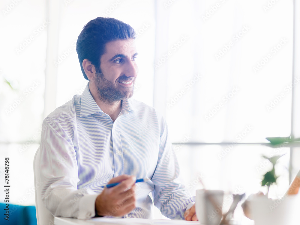 Obraz premium Feeling great about my work