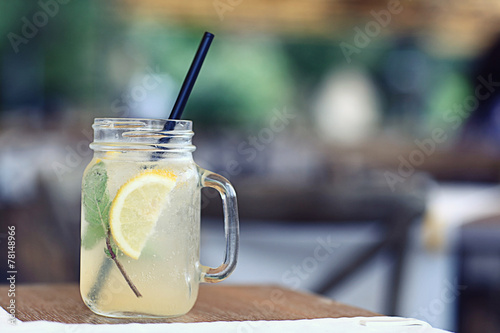 Fotografie, Obraz homemade lemonade
