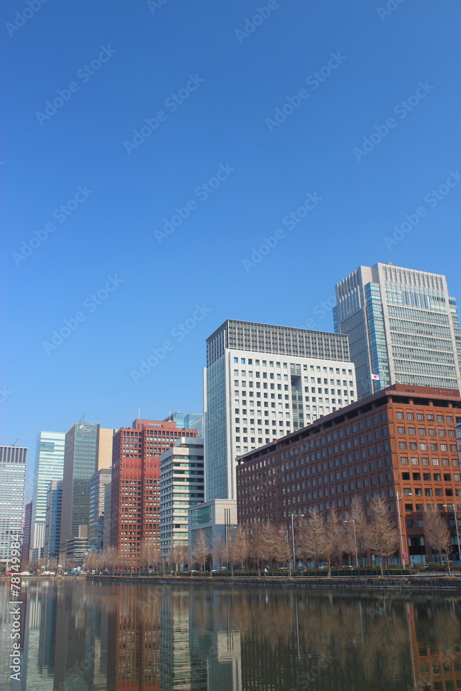 Fototapeta premium 東京のビル群