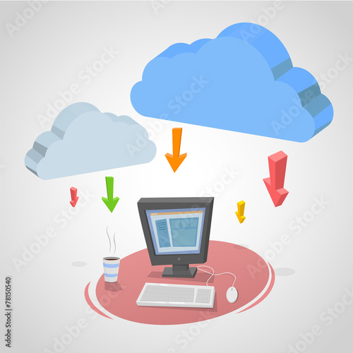 Downloading internet