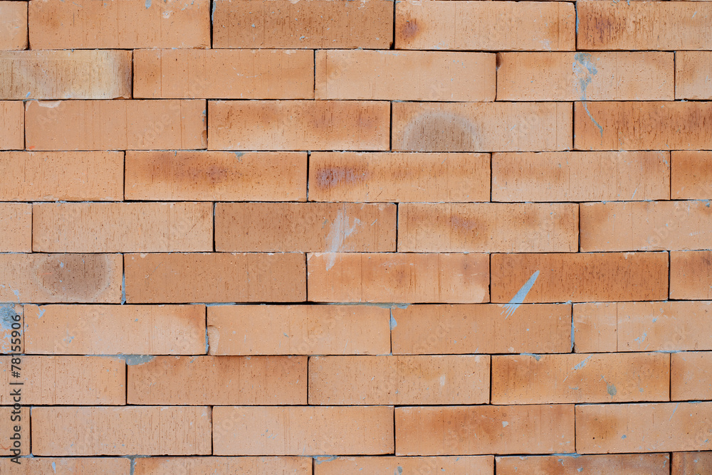 Fototapeta premium Red brick wall texture background.