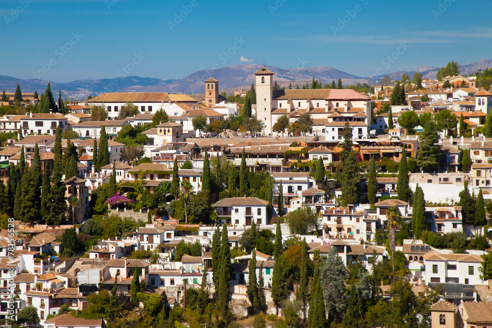 View on part of Granada