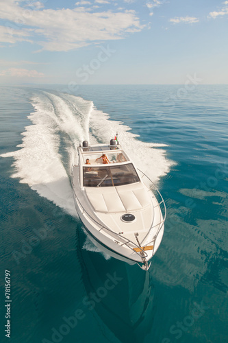 Fototapeta motor boat