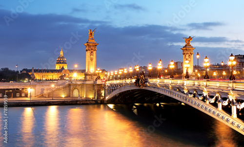 Alexandre 3 Bridge, Paris, France © TTstudio
