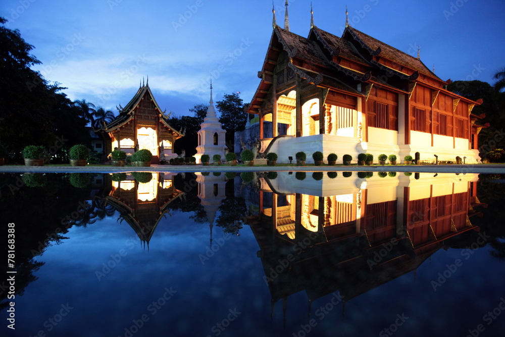 Obraz premium ASIA THAILAND CHIANG MAI WAT PHRA SING