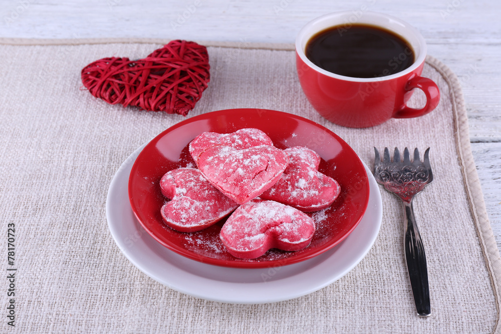 Cookies in form of heart Cookies in form of heart