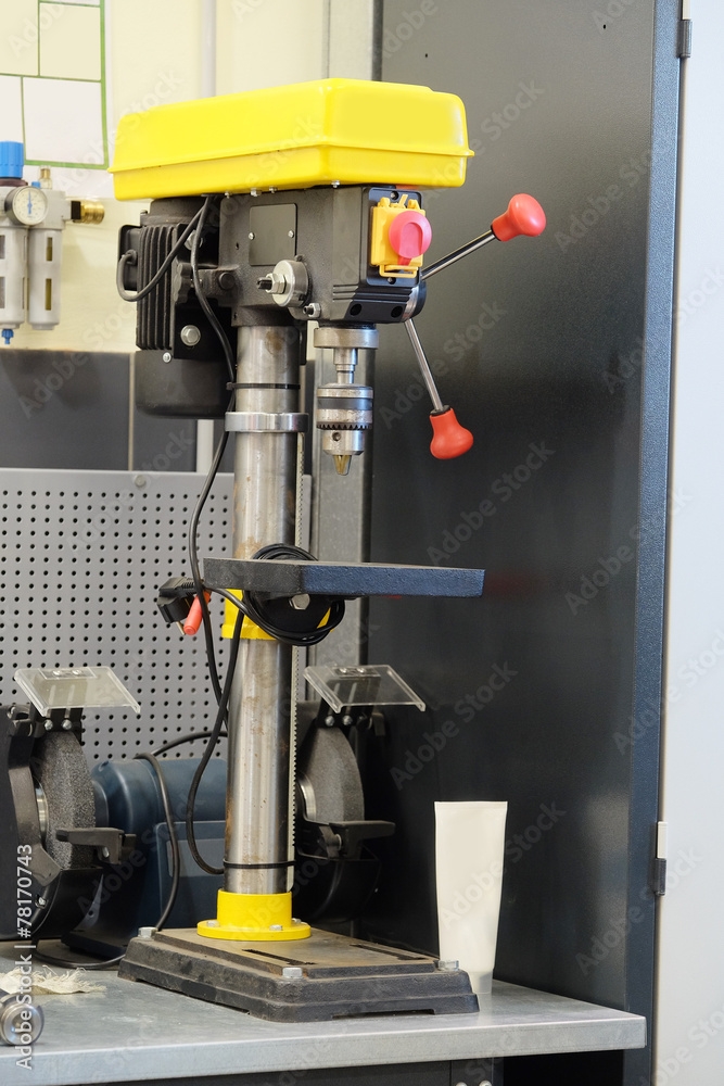 The image of drilling machine The image of drilling machine