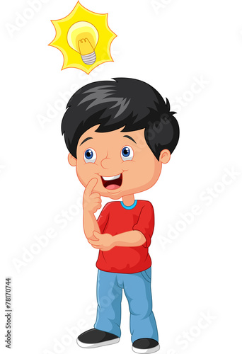 Little boy with big idea