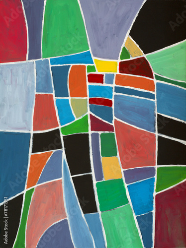 an abstract painting