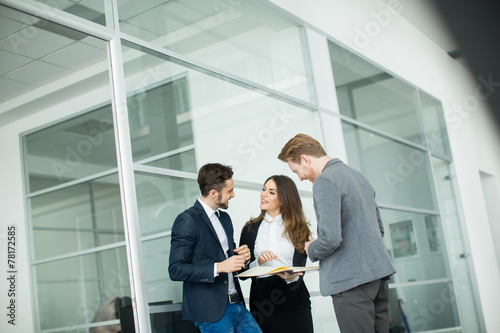 Young people in the office