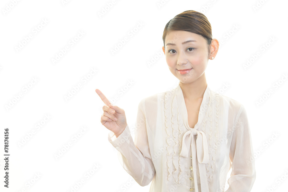 笑顔のOL 笑顔のOL