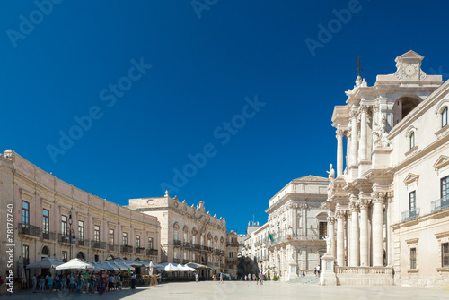 "Piazza Duomo", the main square of Syracuse