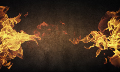 Fire flames