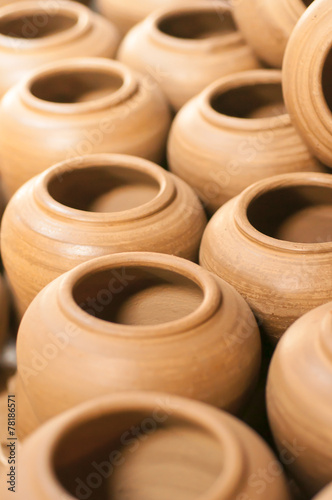 Clay pot.