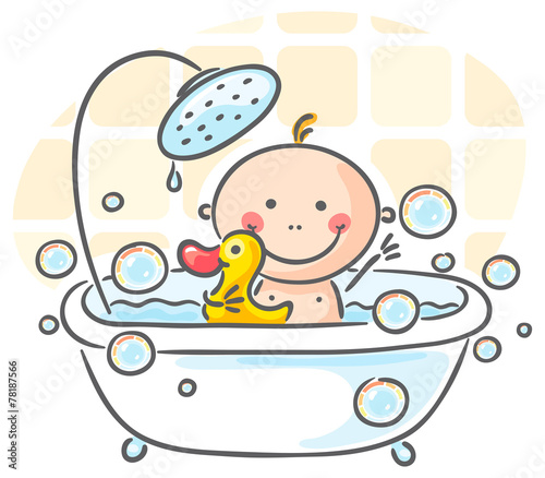 Baby in the bath