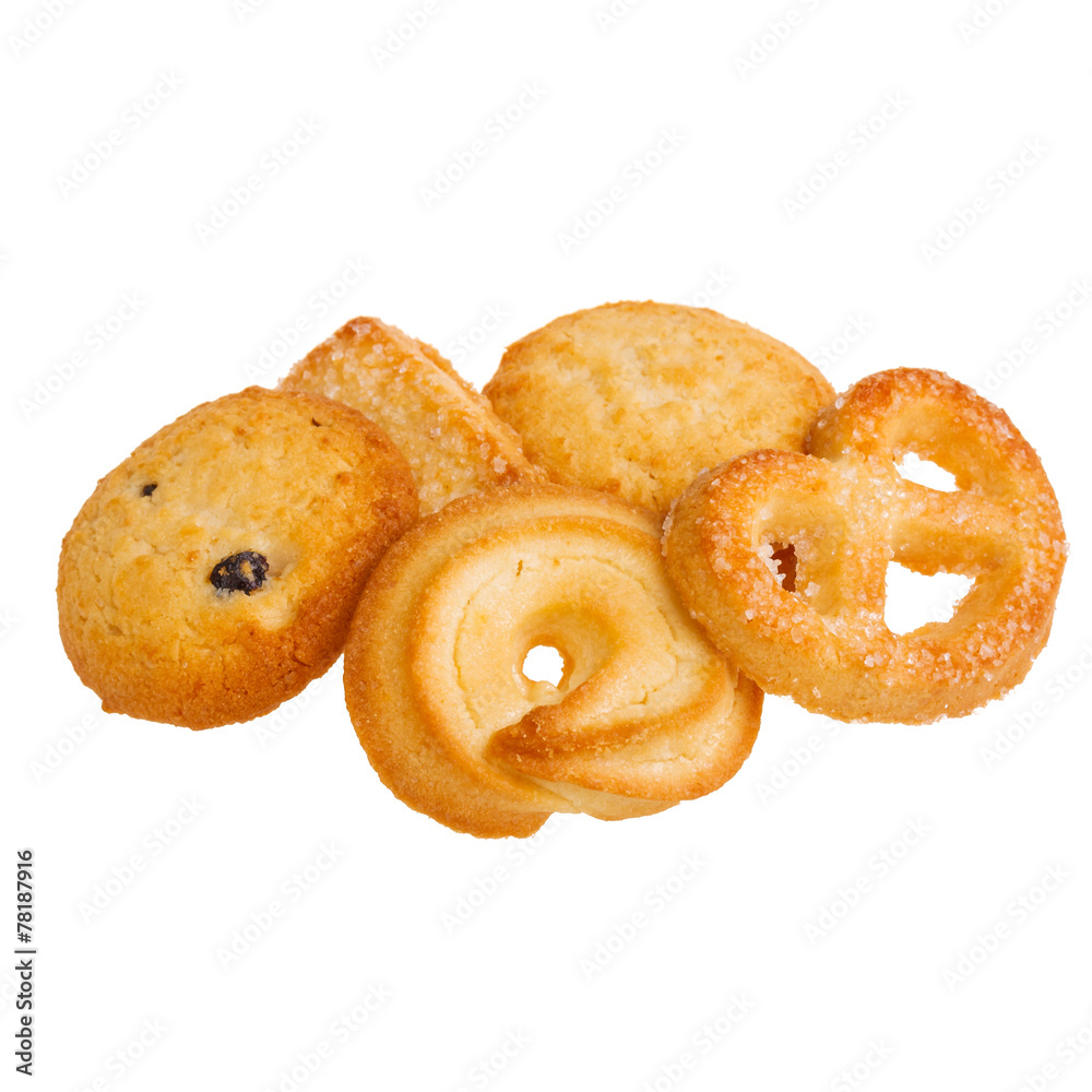 Cookie isolated on white background Cookie isolated on white background