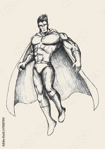 Superhero Pose Reference - Superhero man running | PoseMy.Art