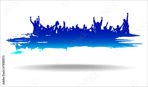 Advertising banner sports championships and concerts