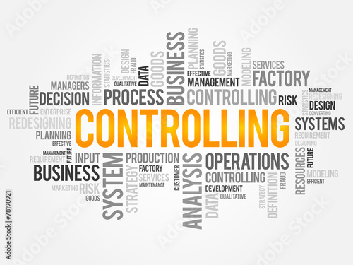 Controlling word cloud, business concept