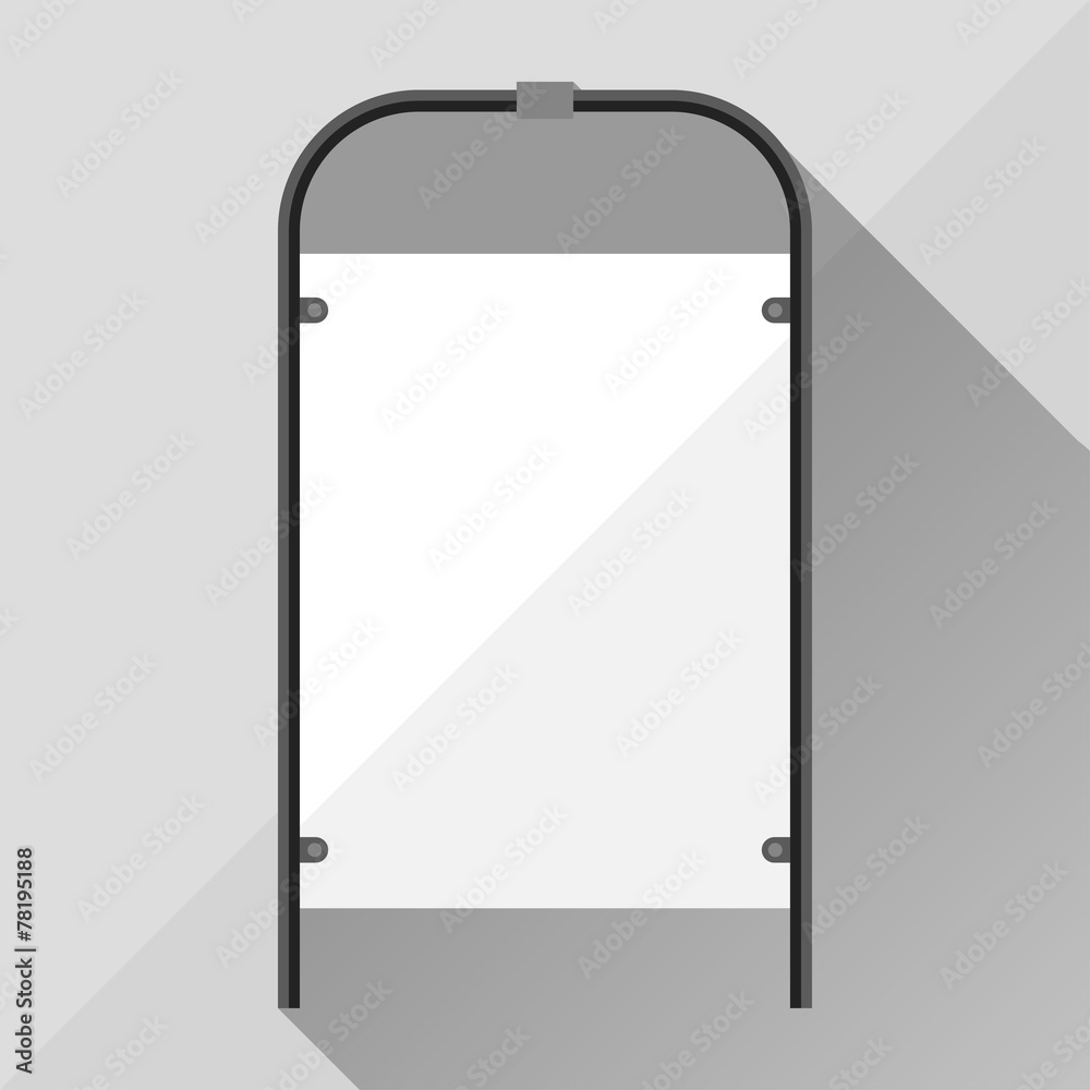Template of advertising stand. Template of advertising stand.