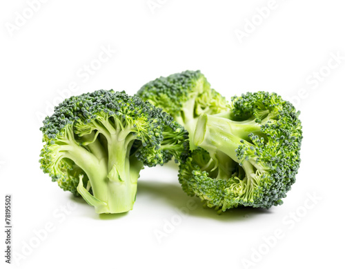 Fresh broccoli isolated