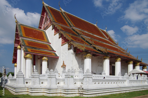 The Wihan Phra Mongkhon Bophit in Ayutthaya, Thailand