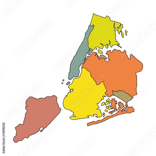 Map of New-York