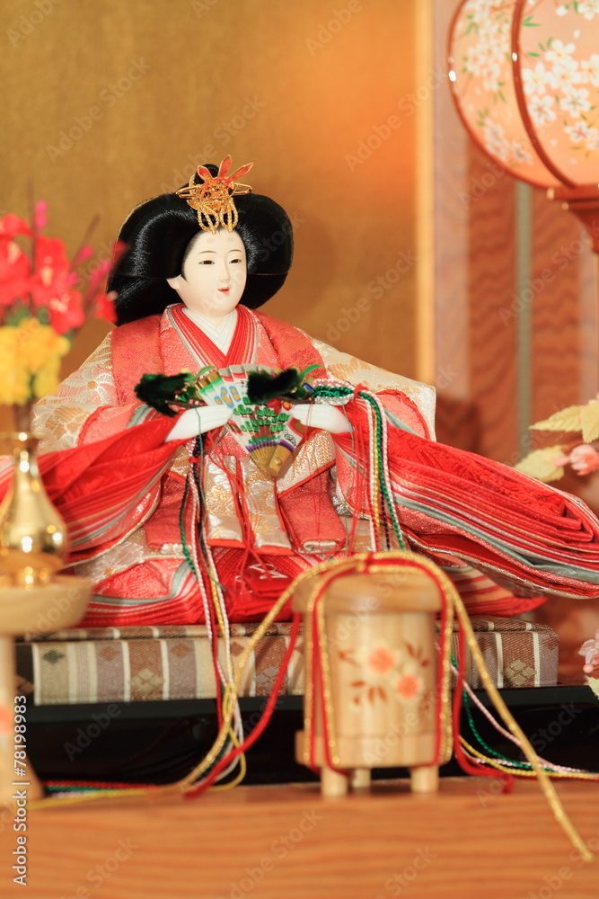 Obraz premium 雛人形 (女雛)