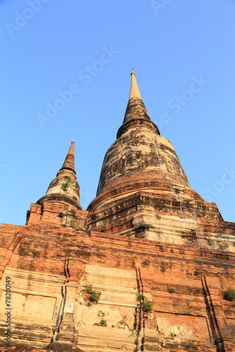 Pagoda at Wat Yai Chaimongkol, Thailand