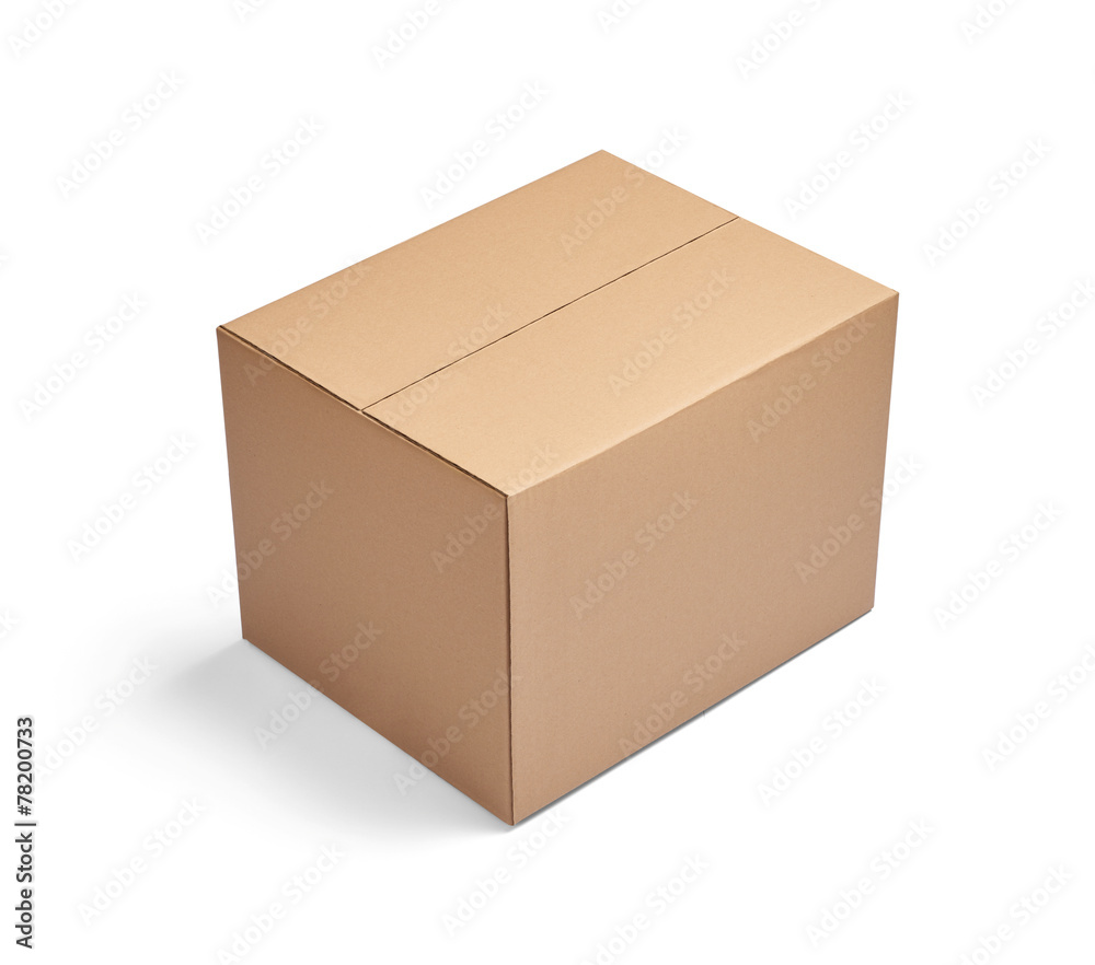 box package delivery cardboard carton