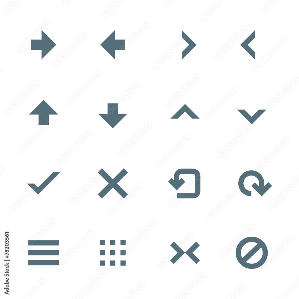 vector various navigation menu buttons icons set vector various navigation menu buttons icons set