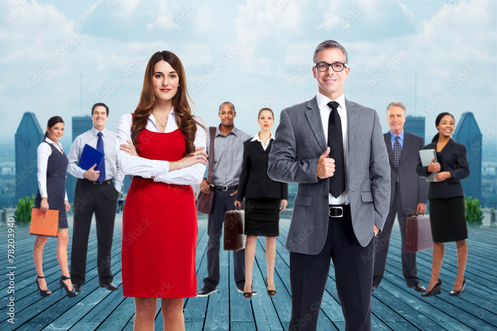 Fototapeta premium Business people team.