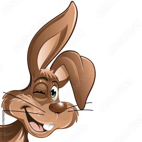 Easter Rabbit Smile Blink