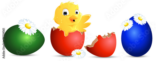 easter chick egg