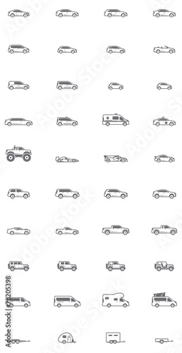 Vector car icons