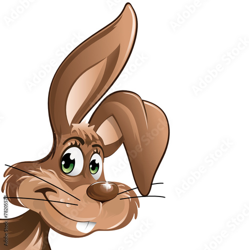 Cute Easter Rabbit Smile
