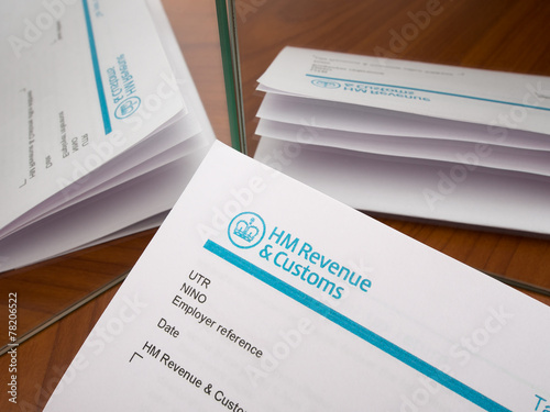 UK tax form, mirrors, no smoke. Taxation avoidance, evasion.