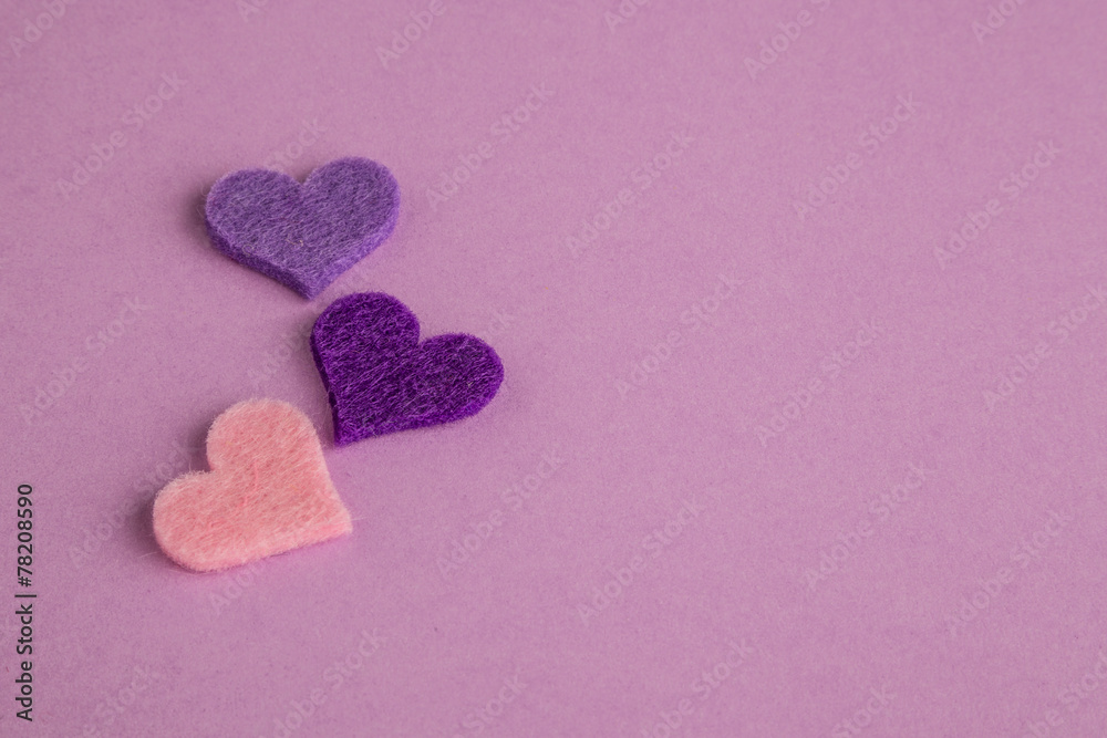 Fototapeta premium greeting background with hearts
