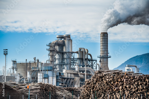 Industrial plant of a furniture factory