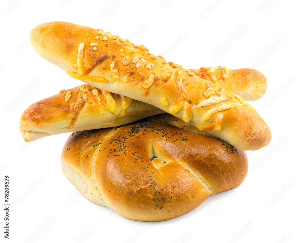 loaf of bread isolated on white background loaf of bread isolated on white background