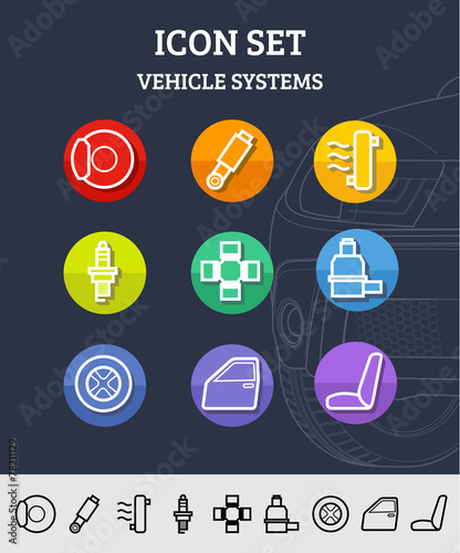 Auto Service Icons