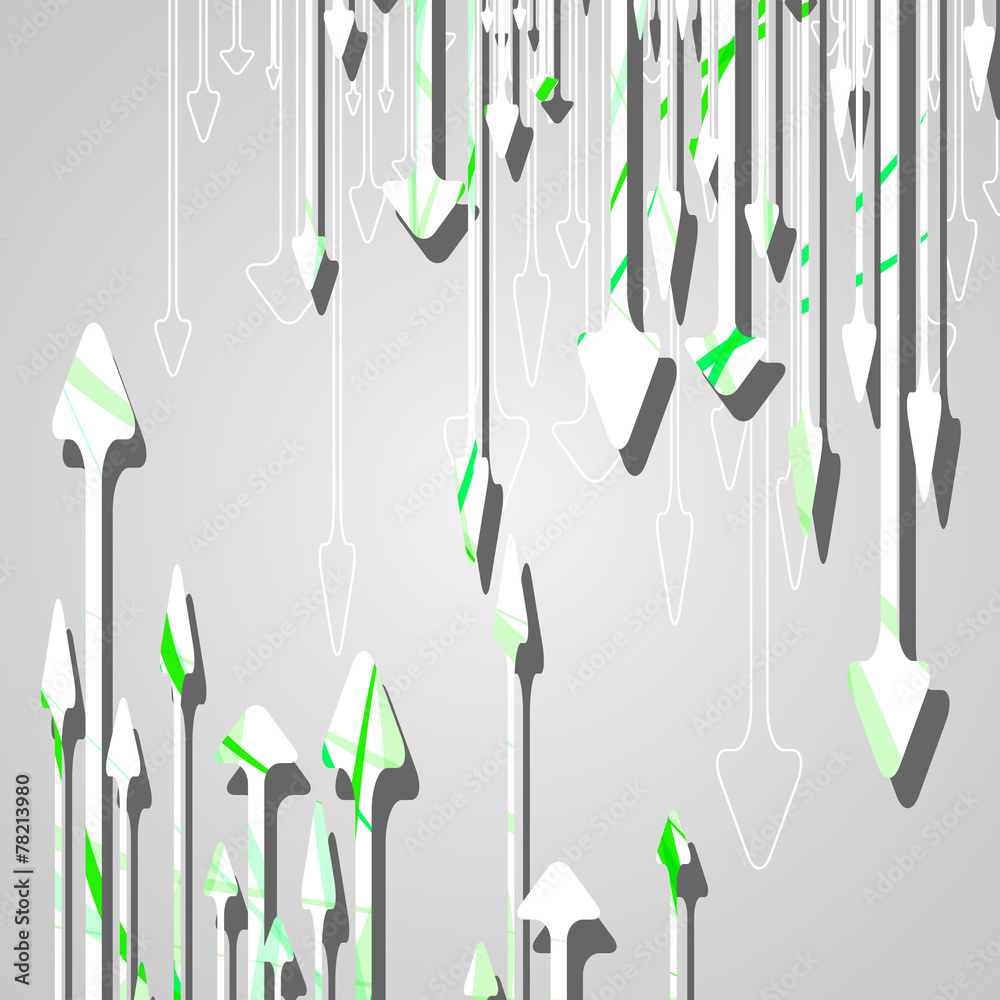 Arrow design background Arrow design background