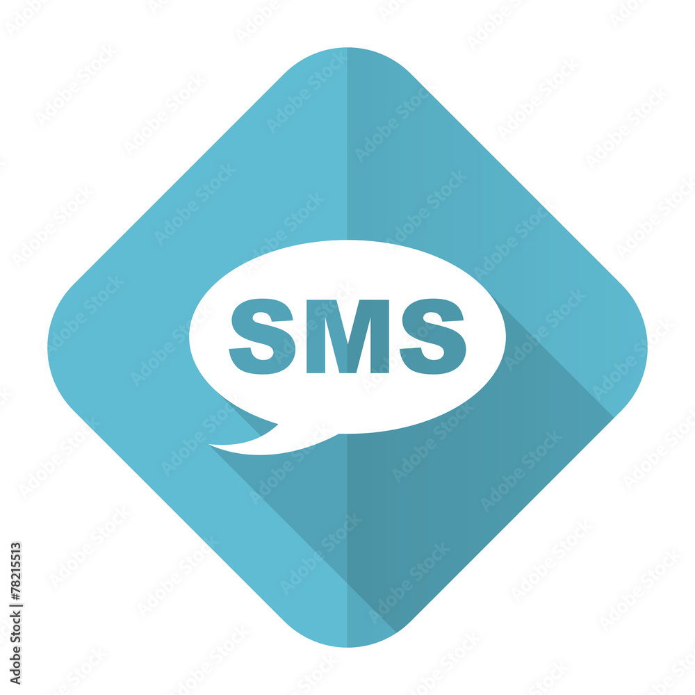 sms flat icon message sign sms flat icon message sign