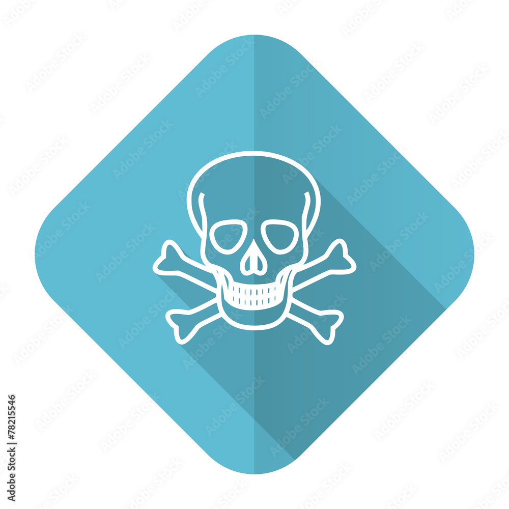 skull flat icon death sign skull flat icon death sign