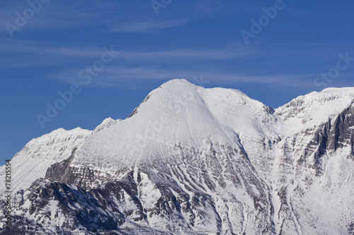 Snow covered mountain Krn © emel82