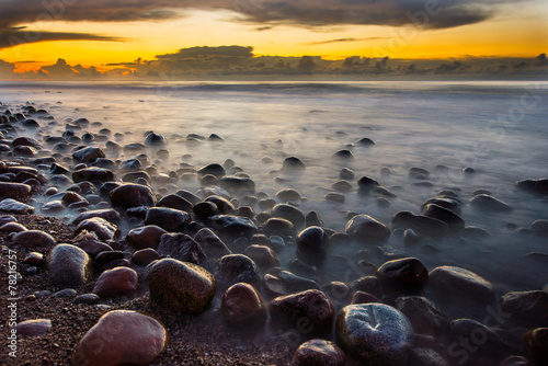 Sunset at Baltic sea