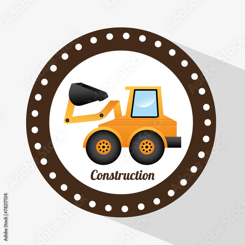 Construction design, vector illustration.