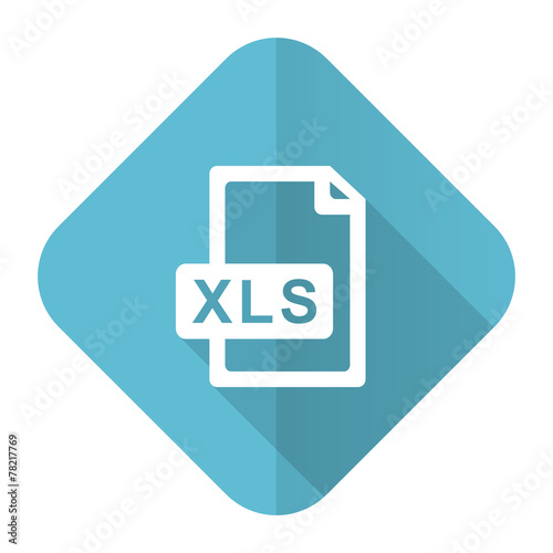 xls file flat icon